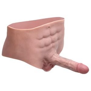 Cinta Silicone Pênis Integrado 16,5 x 3,2cm Sexy Import