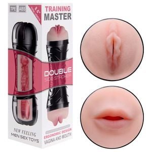 Masturbador Duplo Vagina e Boca