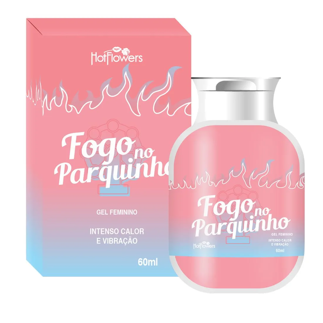 Gel excitante Fogo no Parquinho da Hot Flowers