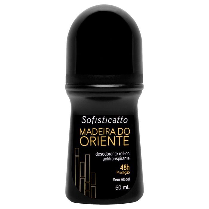 Desodorante Roll-On Madeira do Oriente Masculino 48h 50ml Sofisticatto